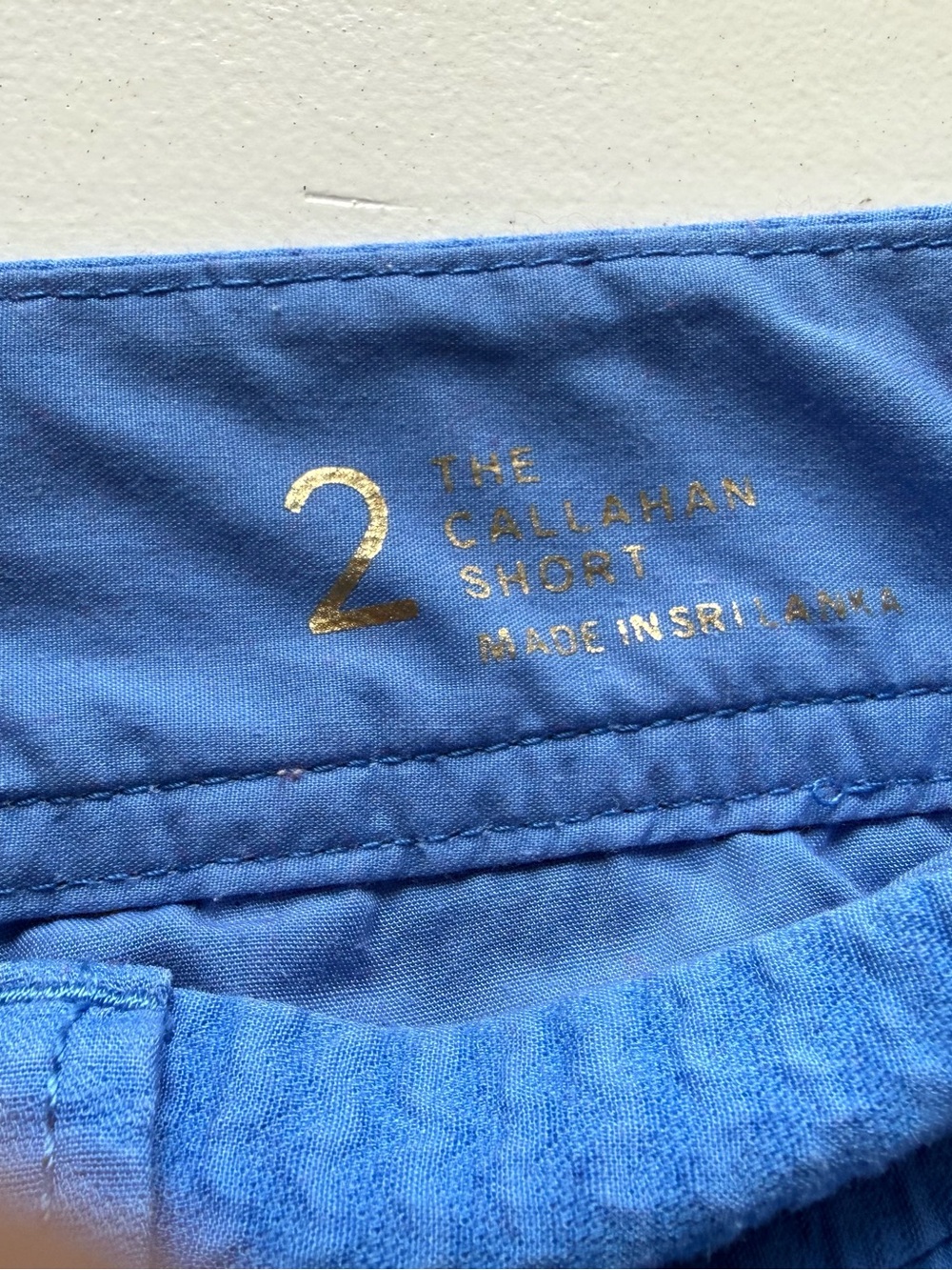 Lilly Pulitzer Royal Blue Textured High-Waist Shorts - Picture 4 of 5